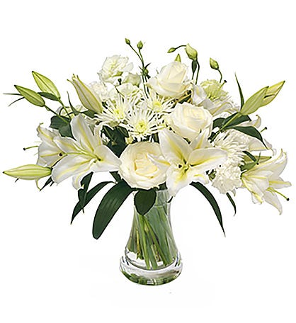 Florist Design - A Bouquet in White